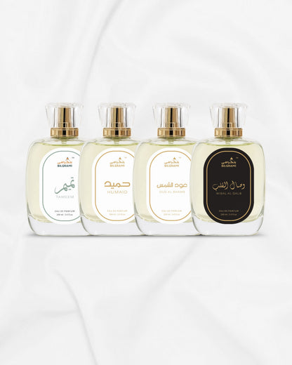 Bilgrami Exclusive 4x100ml Perfume Bundle – Long lasting & Signature Scent