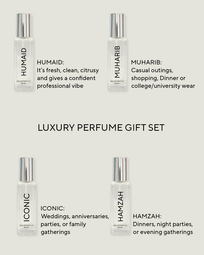 Luxury Perfume Gift Set - 4 x 20ml UNISEX